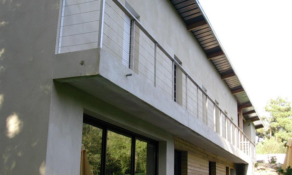 Garde corps extérieur  sur mesure en inox - 