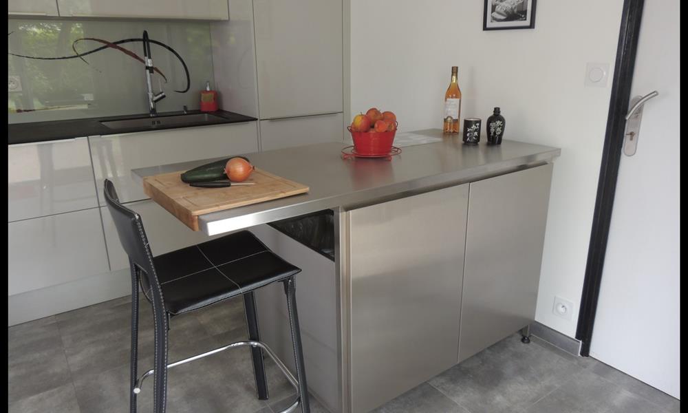 Mobilier Inox pour préparation en cuisine - ARINOX chaudronnerie - 