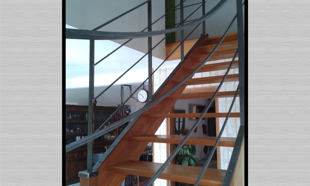 Transformation escalier en bois.ARINOX - 