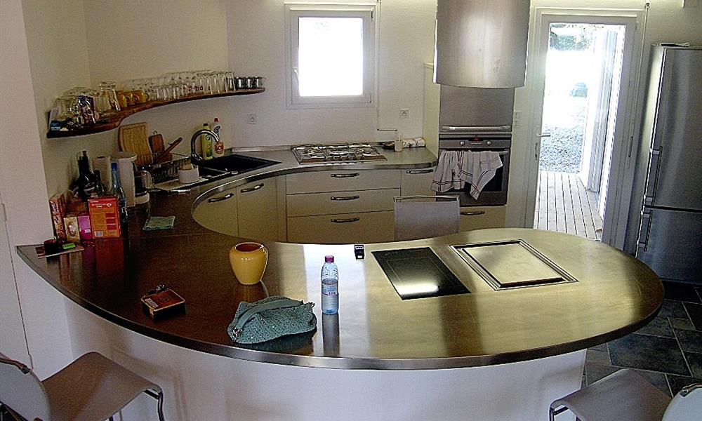 Evier et plan de travail en inox - 