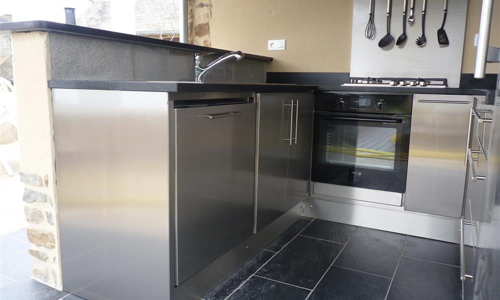 Meuble et plan de travail en inox - 