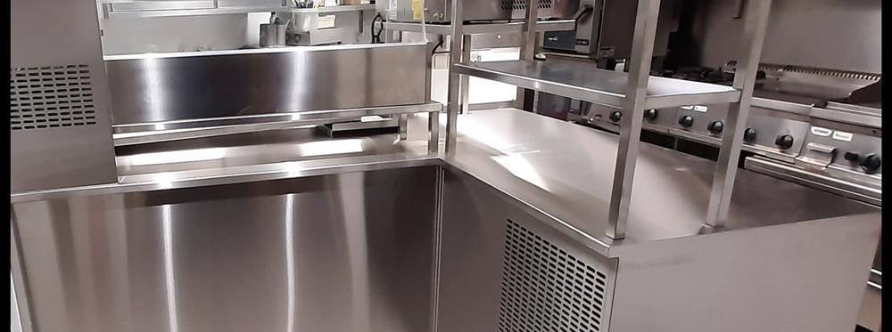 Création sur mesure cuisine professionnelle INOX Brossé - ARINOX - 