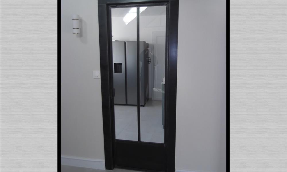 Renovation porte existante style verrière ARINOX - 