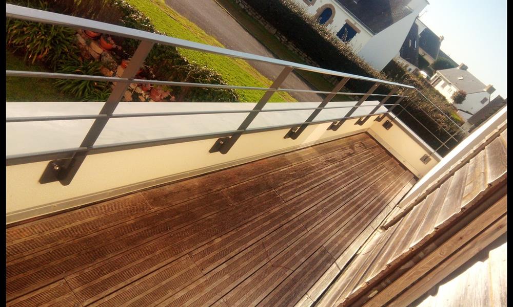 Garde corps sur muret - 