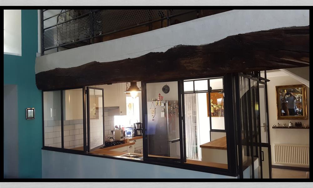 Verrière  sur mesure, rénovation longère avec ouvrants ARINOX - 