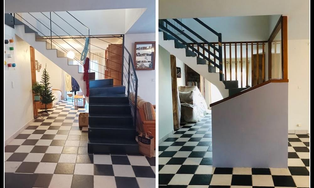 Rénovation escalier béton : ARINOX - 