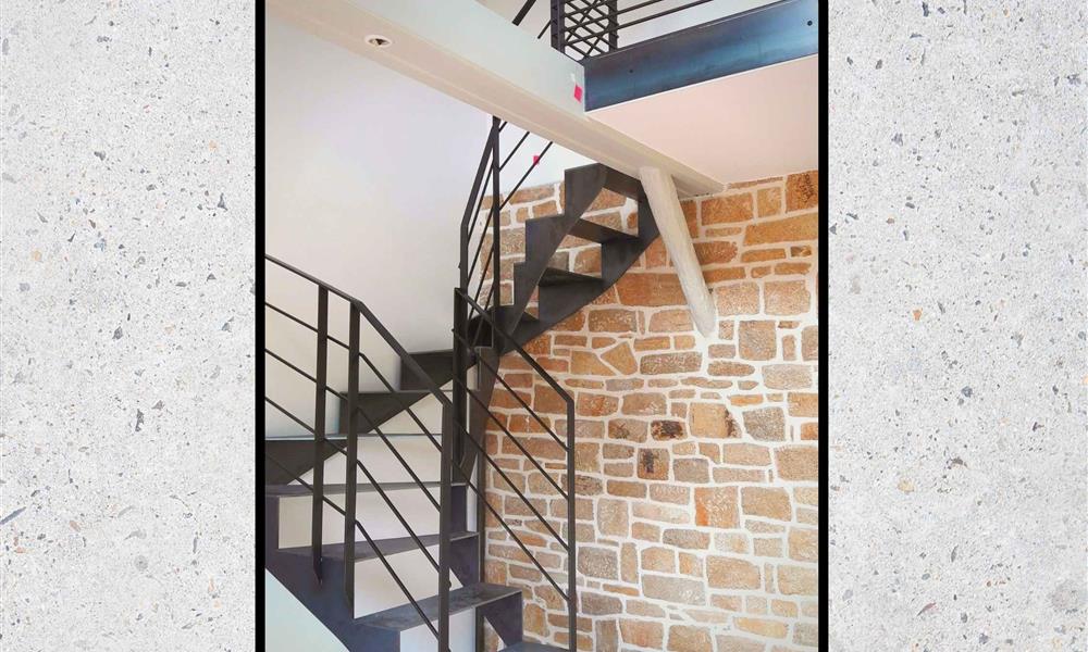 Escalier sur mesure , Rénovation longère ARINOX - 