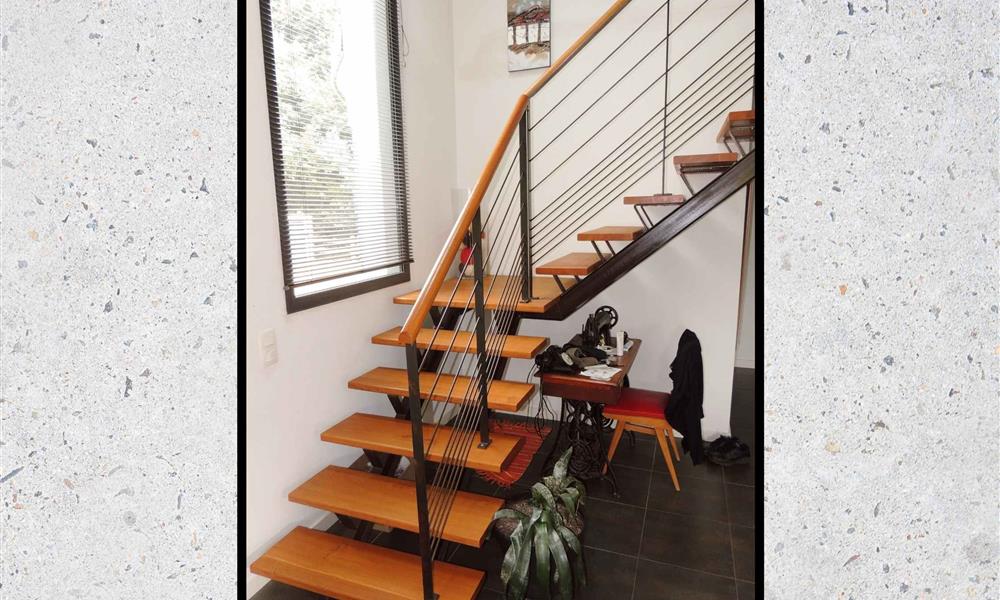 Escalier  limon central ARINOX - 