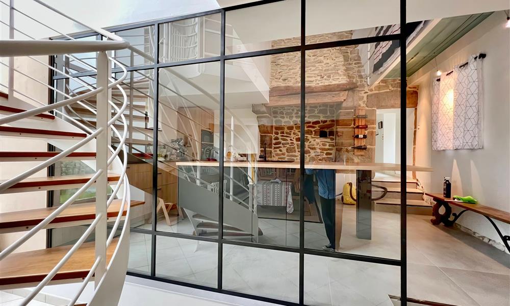 Verrière sur mesure 100% vitrée ARINOX - 
