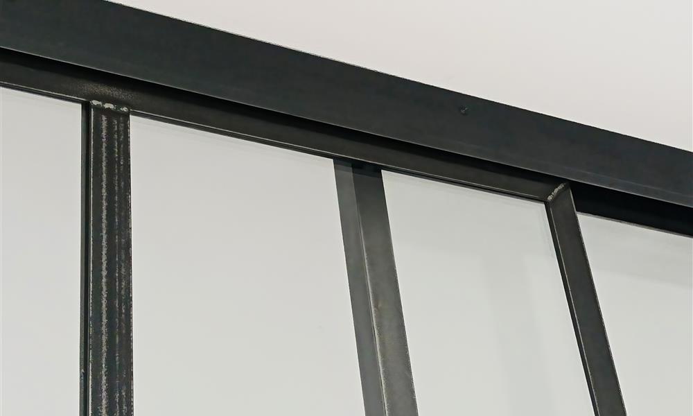 Porte coulissante style atelier ARINOX - 