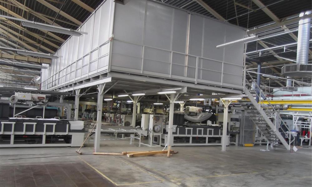 Passerelle peinte - 
