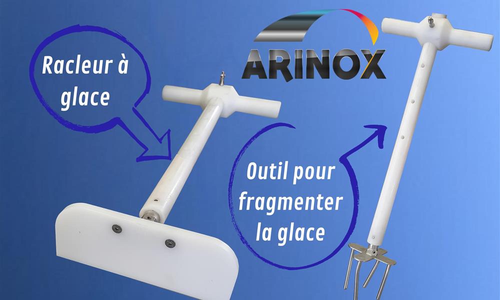 Outils mise en glace rayon marée.  ARINOX - 