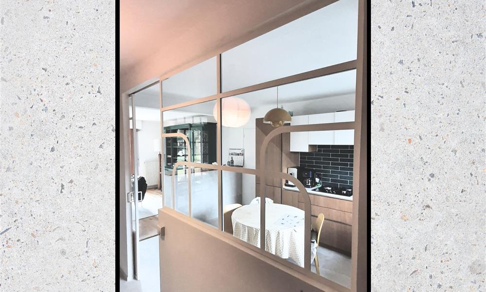 Verrière acier thermolaquée Art Déco ARINOX - 