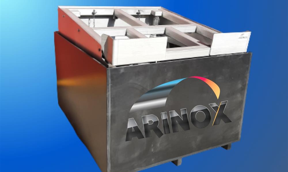 Vidangeur- inclineur conteneur GRV avec rétention - ARINOX - 