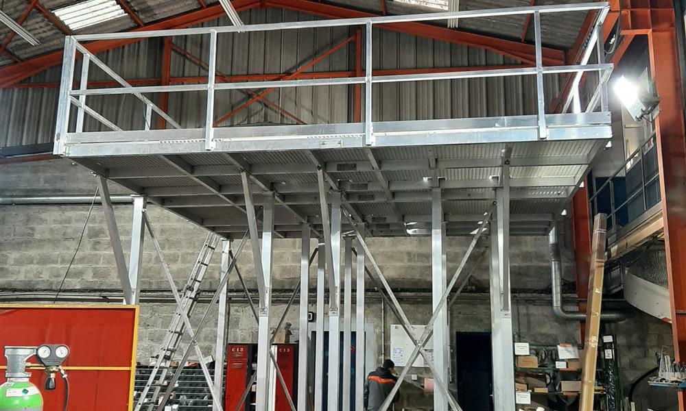 Passerelle en aluminium - 