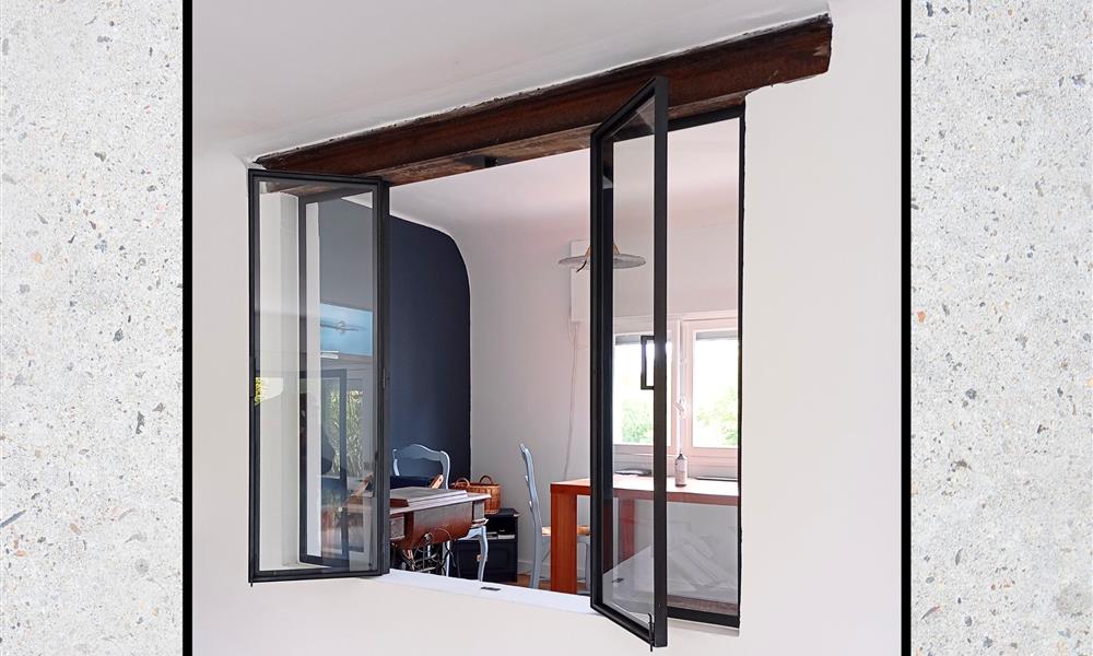 Verrière d'atelier avec ouvrants sur mesure ARINOX - 