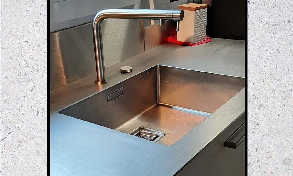 Evier soudé , design élégant et hygiène au top ! ARINOX - 