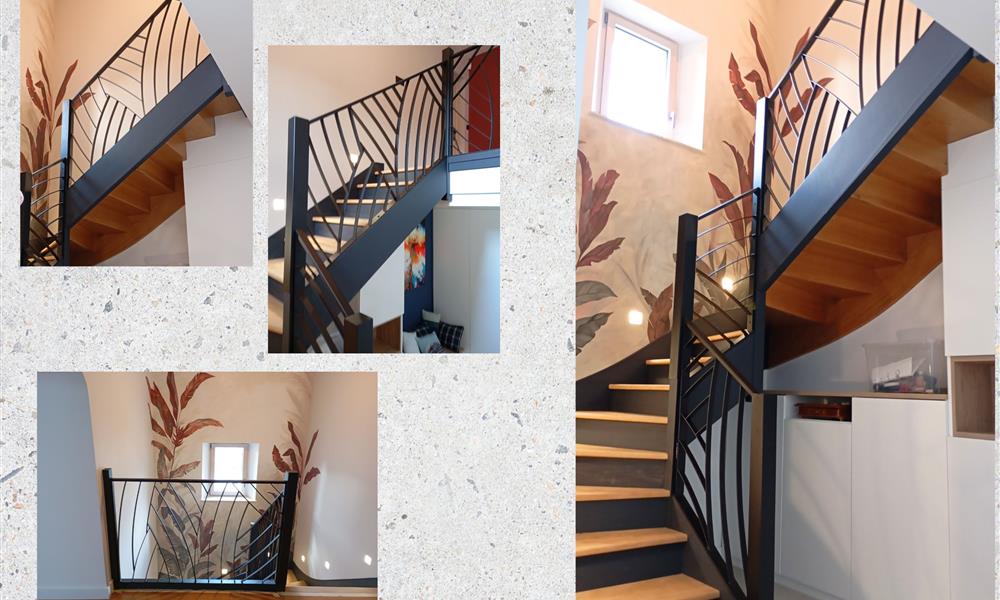 garde-corps en métal , design original sur mesure ARINOX  - 