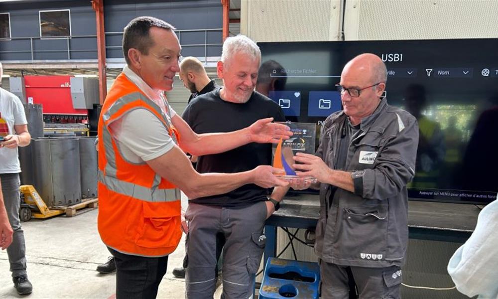 remise du prix dasn nos ateliers - 