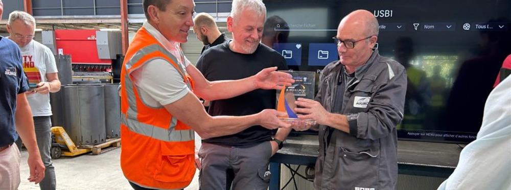 remise du prix dasn nos ateliers - 